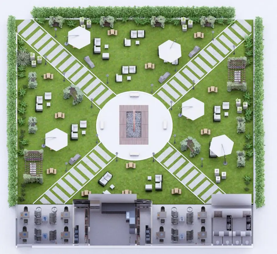 تصميم المناظر الطبيعية – معيشة خارجية
