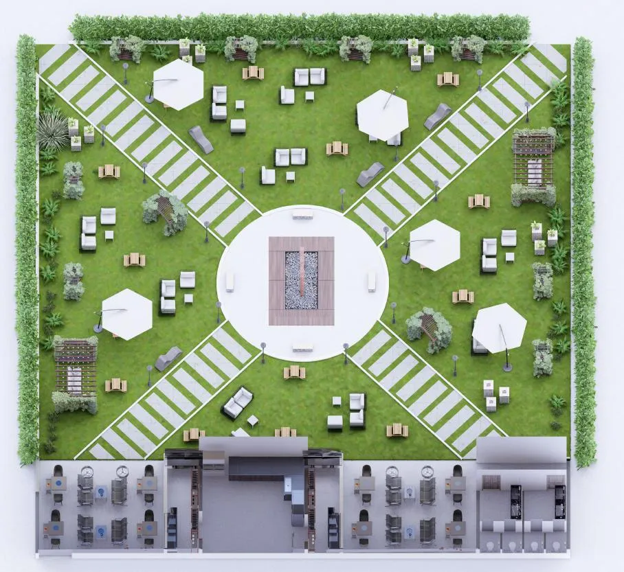 تصميم المناظر الطبيعية – معيشة خارجية